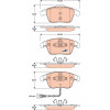 TRW | Bremsbelagsatz, Scheibenbremse | GDB1762