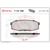 Brembo | Bremsbelagsatz, Scheibenbremse | P 83 098