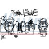 Nissens | Kompressor, Klimaanlage | 890123