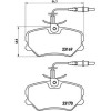 Brembo | Bremsbelagsatz, Scheibenbremse | P 61 050