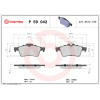 Brembo | Bremsbelagsatz, Scheibenbremse | P 59 042