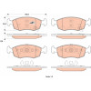 TRW | Bremsbelagsatz, Scheibenbremse | GDB1921