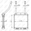 NRF | Wärmetauscher, Innenraumheizung | 58147