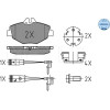 Meyle | Bremsbelagsatz, Scheibenbremse | 025 237 4320/W