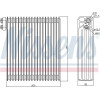 Nissens | Verdampfer, Klimaanlage | 92302