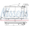Nissens | Kondensator, Klimaanlage | 94408