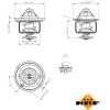 NRF | Thermostat, Kühlmittel | 725143