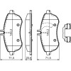 BOSCH | Bremsbelagsatz, Scheibenbremse | 0 986 494 593