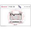 Brembo | Bremsbelagsatz, Scheibenbremse | P 50 110