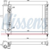 Nissens | Kühler, Motorkühlung | 61808