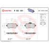 Brembo | Bremsbelagsatz, Scheibenbremse | P 50 101