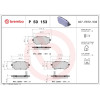 Brembo | Bremsbelagsatz, Scheibenbremse | P 50 153