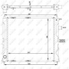 NRF | Kühler, Motorkühlung | 50128