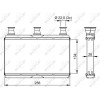 NRF | Wärmetauscher, Innenraumheizung | 54311