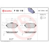 Brembo | Bremsbelagsatz, Scheibenbremse | P 50 118