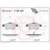 Brembo | Bremsbelagsatz, Scheibenbremse | P 85 047