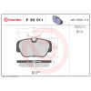 Brembo | Bremsbelagsatz, Scheibenbremse | P 50 011