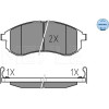 Meyle | Bremsbelagsatz, Scheibenbremse | 025 238 7914/W