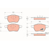 TRW | Bremsbelagsatz, Scheibenbremse | GDB1376