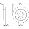 BOSCH | Bremsscheibe | 0 986 479 D34