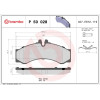 Brembo | Bremsbelagsatz, Scheibenbremse | P 50 028