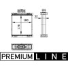 Mahle | Wärmetauscher, Innenraumheizung | AH 75 000P