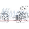 Nissens | Kompressor, Klimaanlage | 89247