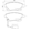 Brembo | Bremsbelagsatz, Scheibenbremse | P 24 066