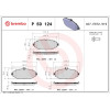 Brembo | Bremsbelagsatz, Scheibenbremse | P 50 124