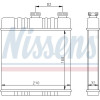 Nissens | Wärmetauscher, Innenraumheizung | 72660