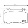 Brembo | Bremsbelagsatz, Scheibenbremse | P 36 020