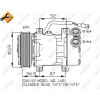 NRF | Kompressor, Klimaanlage | mit PAG Kompressoröl | 32244