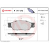 Brembo | Bremsbelagsatz, Scheibenbremse | P 36 012