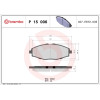 Brembo | Bremsbelagsatz, Scheibenbremse | P 15 006