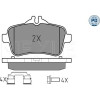 Meyle | Bremsbelagsatz, Scheibenbremse | 025 252 1518/PD