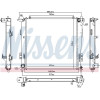 Nissens | Kühler, Motorkühlung | 67077