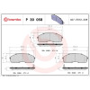 Brembo | Bremsbelagsatz, Scheibenbremse | P 30 058