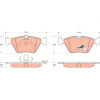 TRW | Bremsbelagsatz, Scheibenbremse | GDB1264