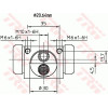 TRW | Radbremszylinder | BWF318