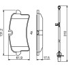 BOSCH | Bremsbelagsatz, Scheibenbremse | 0 986 494 841