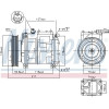 Nissens | Kompressor, Klimaanlage | 89097