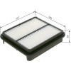 BOSCH 1 457 433 956 Luftfilter