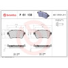 Brembo | Bremsbelagsatz, Scheibenbremse | P 61 133