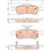 TRW | Bremsbelagsatz, Scheibenbremse | GDB3458