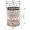 BOSCH 1 987 429 186 Luftfilter