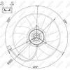 NRF | Lüfter, Motorkühlung | 47480