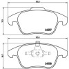 Brembo | Bremsbelagsatz, Scheibenbremse | P 61 086