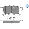 Meyle | Bremsbelagsatz, Scheibenbremse | 025 259 0621