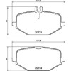 Brembo | Bremsbelagsatz, Scheibenbremse | P 50 161