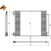 NRF | Kondensator, Klimaanlage | 350393